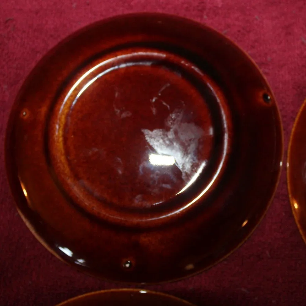 Vintage Hull Pottery Drip Saucers -Set of 4